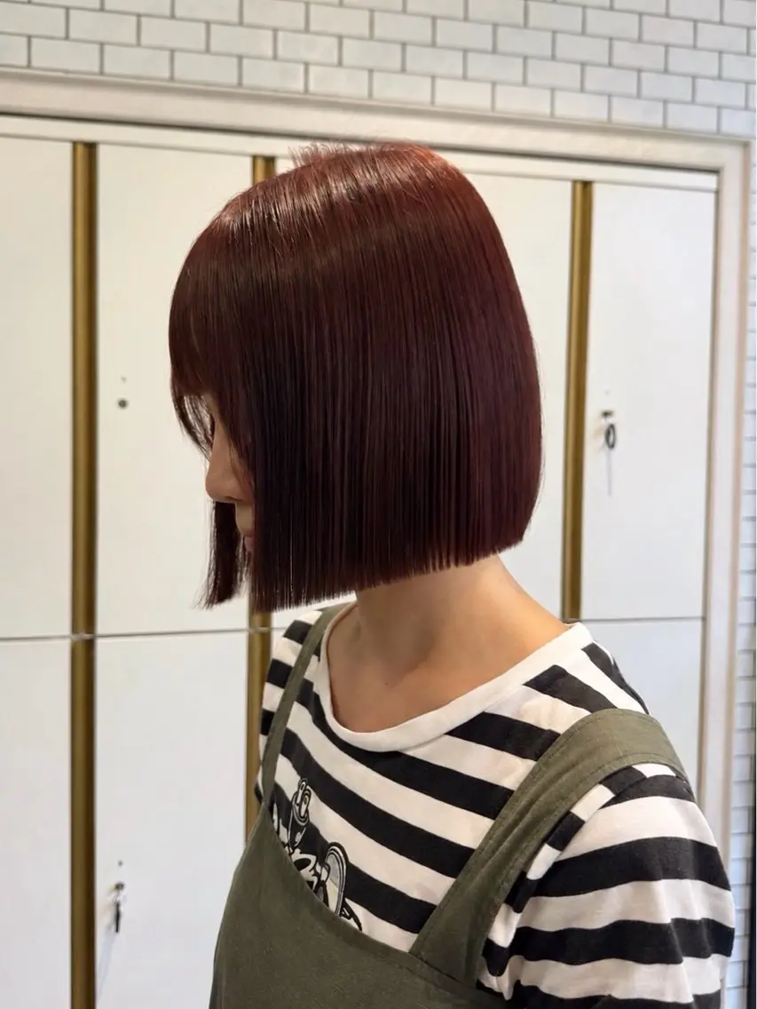 カラー ブリーチ ダブルカラー ブリーチなしカラー ヘアカラー モテ髪/ 透明感カラー/さくらのヘアスタイル