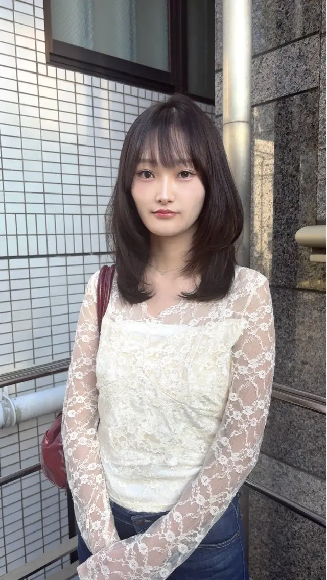 ミディアム hitomi ♡ 自由が丘アシスタントのヘアスタイル