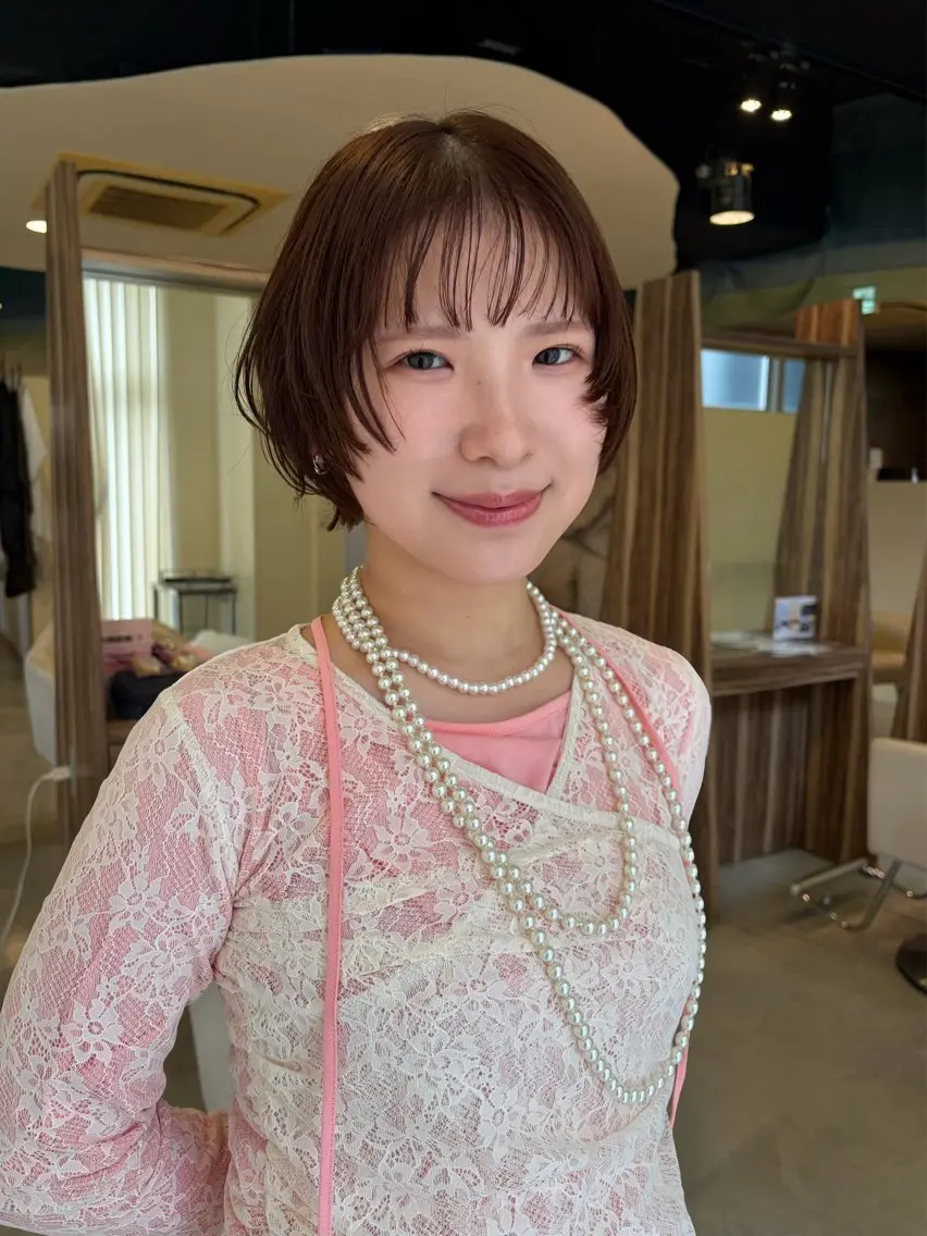 ショート ショートボブ ボブ レイヤーカット ショートヘア カット Ruka /レイヤーカットのヘアスタイル