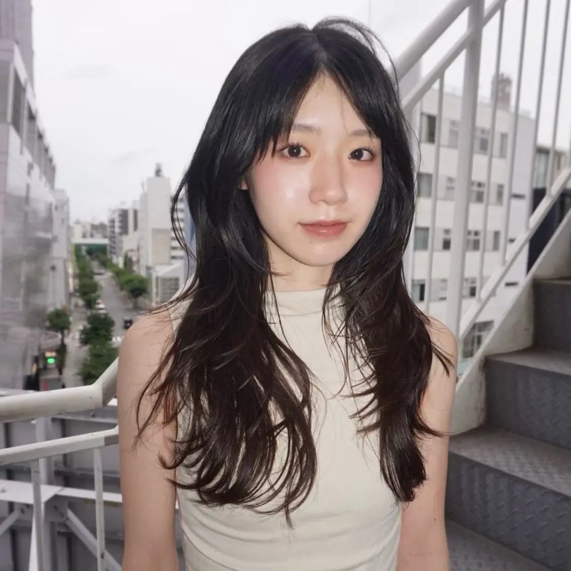 ロング カラー カット DEAN JECYのヘアスタイル