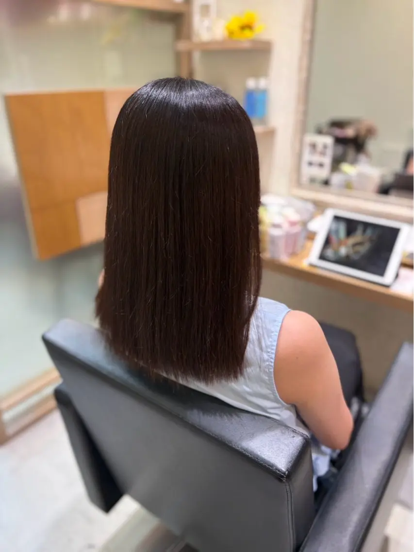 ヘアアレンジ ヘアセット 🎀ゆづき❤️‍🔥 透明感カラー🧡のヘアスタイル