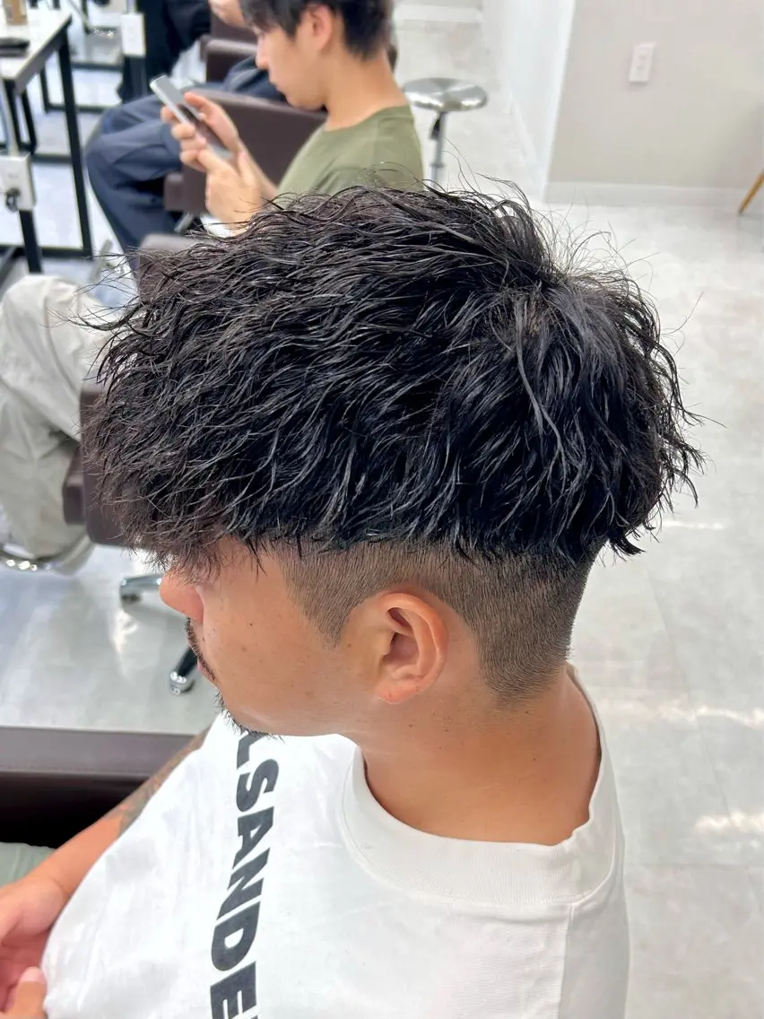 セミロング パーマ メンズ 🏁メンズパーマ/ RYOYAのヘアスタイル