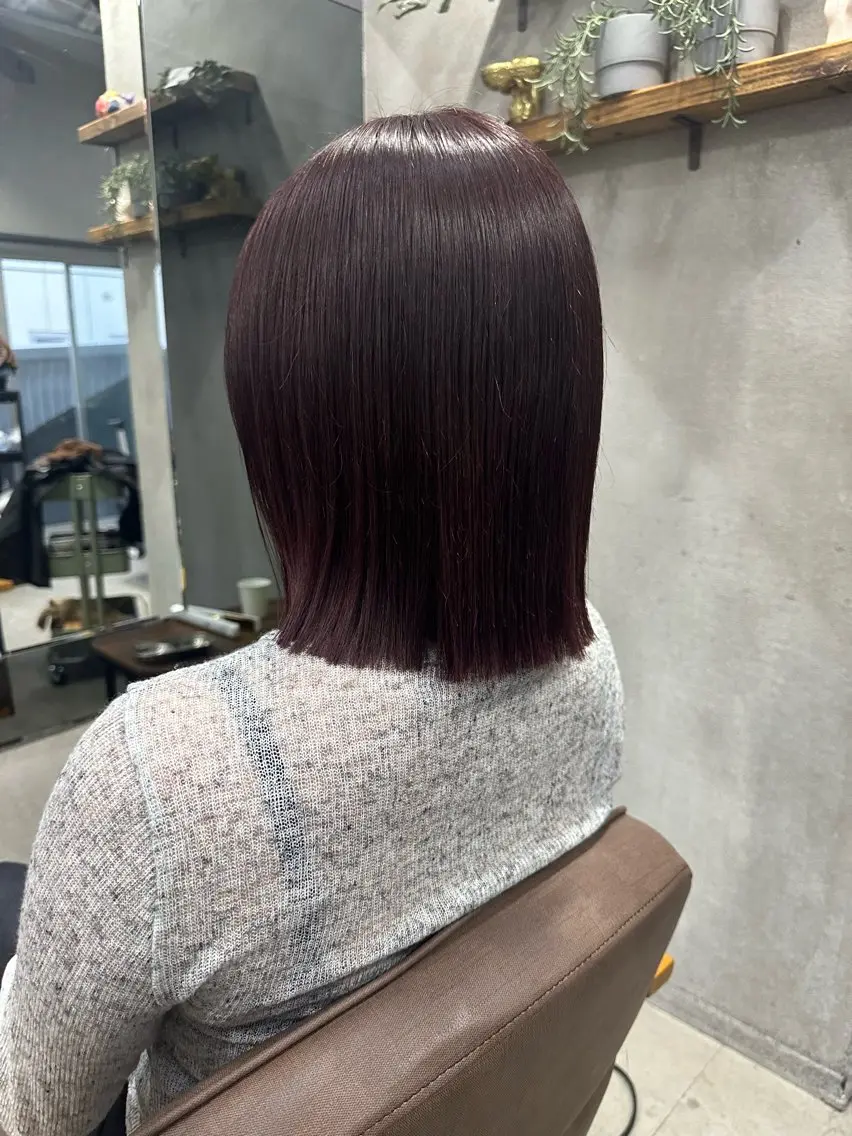 ミディアム ヘアカラー maya🇰🇷韓国 レイヤー/顔まわりのヘアスタイル