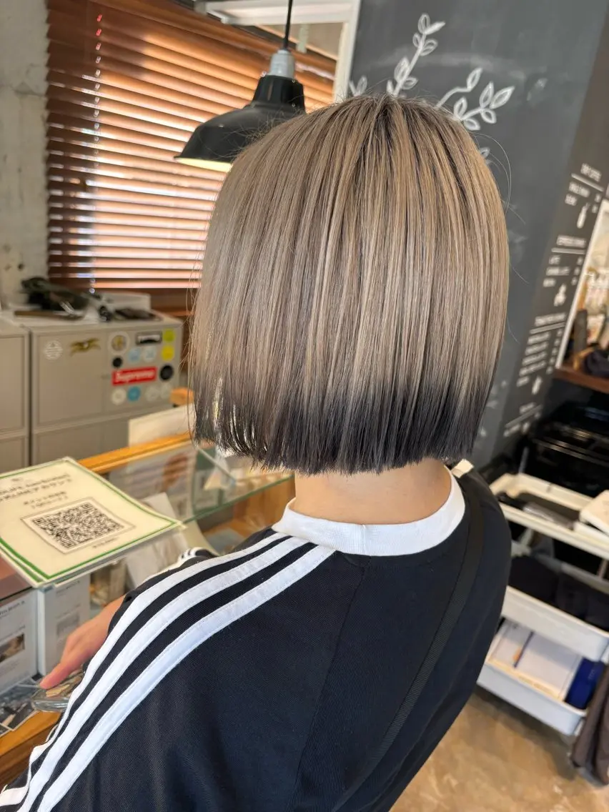 ショート カラー ボブ SAYA ‪🌱‬のヘアスタイル