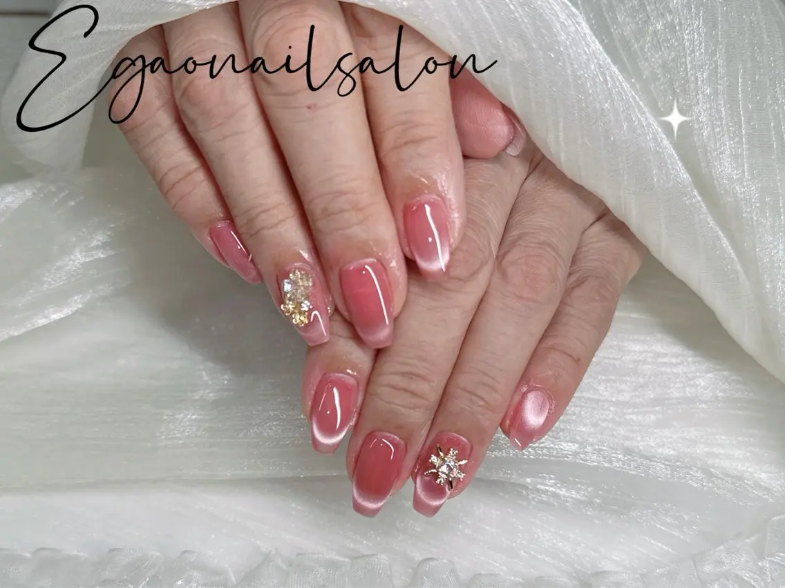 ネイル アートネイル フットネイル フレンチネイル ジェルネイル グラデーション ハンドネイル EGAO NAIL 錦糸町店のネイルデザイン