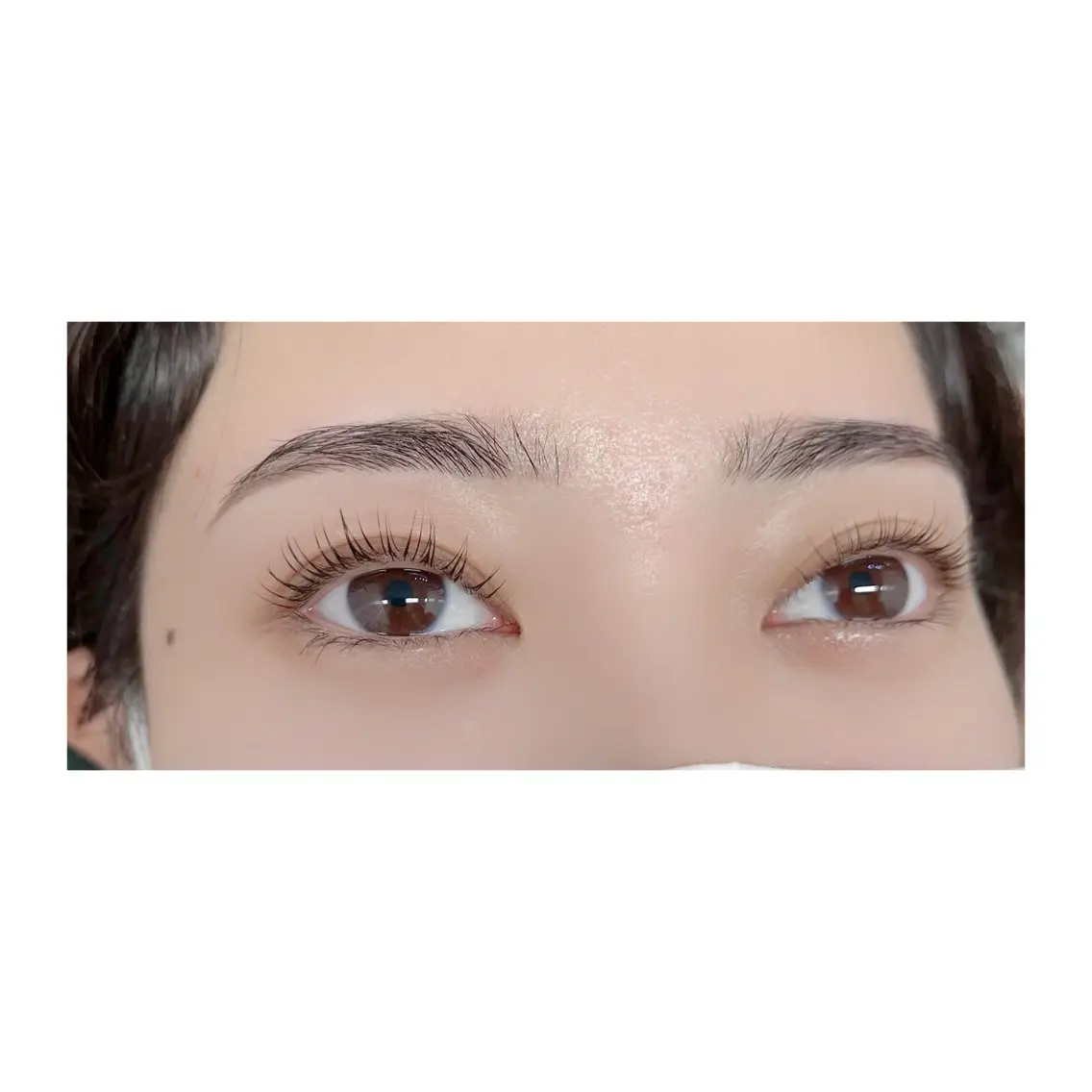 まつ毛パーマ上下の写真