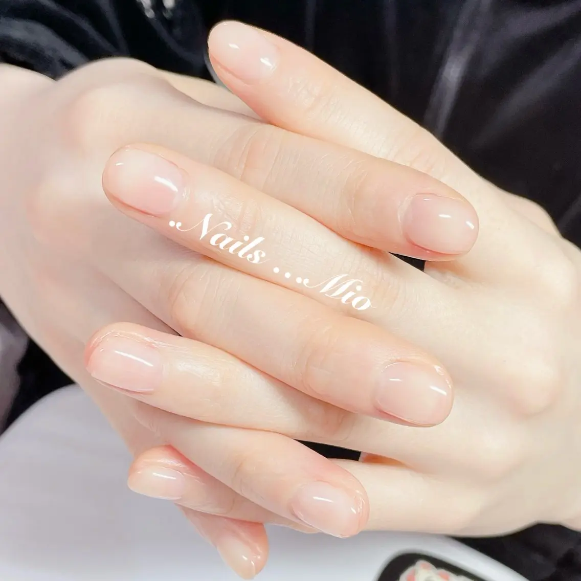 ネイル クリアネイル ジェルネイル .Nails Mio 赤羽西ネイルサロンのネイルデザイン