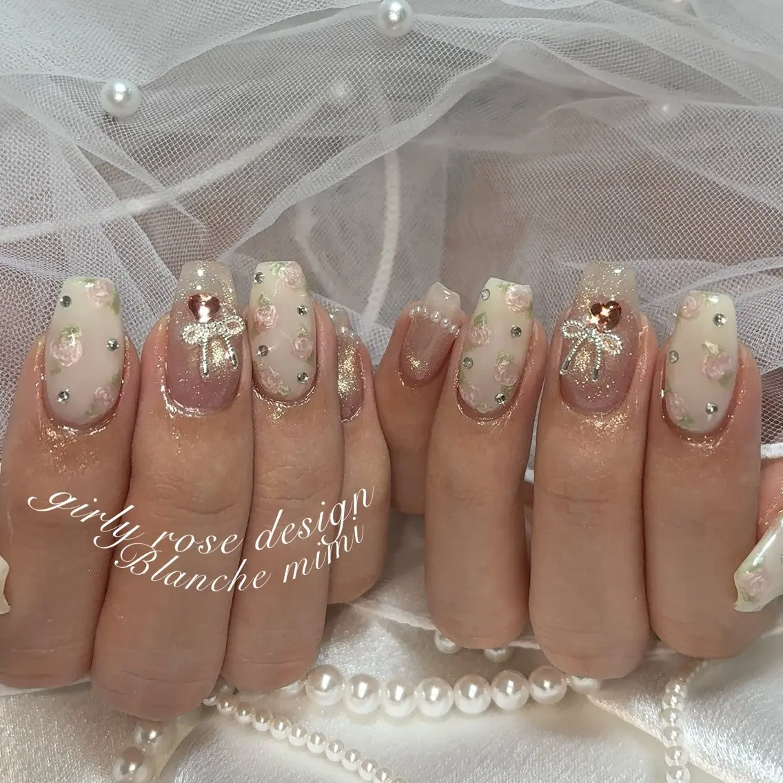 ネイル ハンドネイル Blanche mimi.u_aのネイルデザイン
