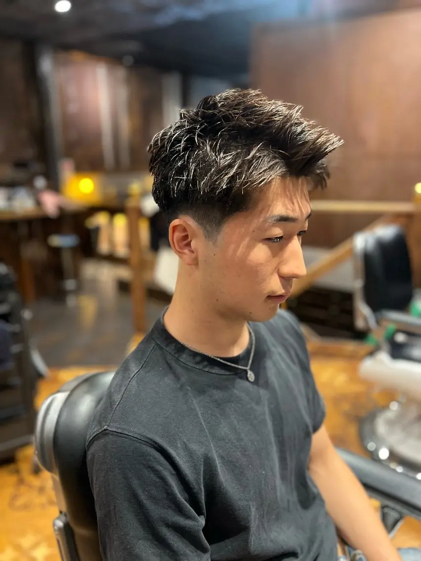 メンズ カット 佐伯 桃香のヘアスタイル