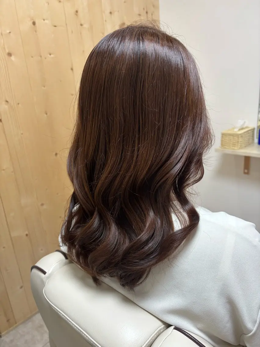 セミロング カラー カット ヘアカラー トリートメント akane/大和田 駅/ Garanceのヘアスタイル
