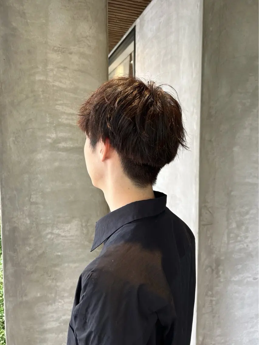 ショート カラー 黒髪 ヘアカラー lapis / soraのヘアスタイル