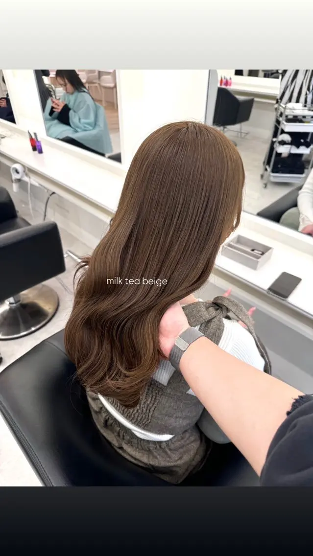 ミディアム Parve Mix/ 平 奈果🎀のヘアスタイル