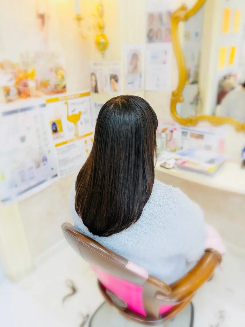 ロング レイヤーカット カット 菅沼 美咲のヘアスタイル