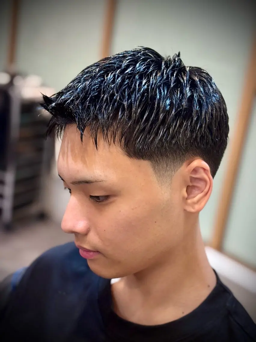 ショート メンズ 💈barber 中根 龍星のヘアスタイル