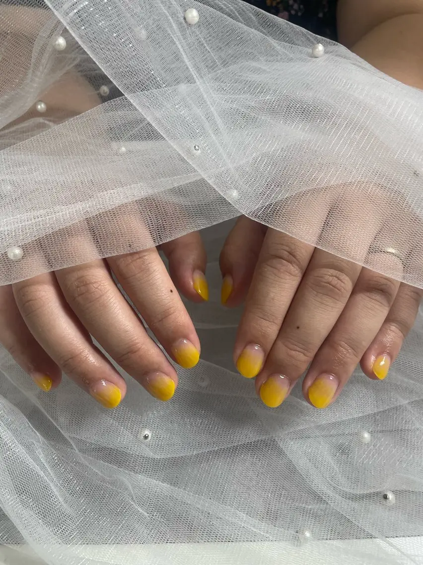 ネイル クリアネイル ハンドネイル Chul Nail 愛莉のネイルデザイン