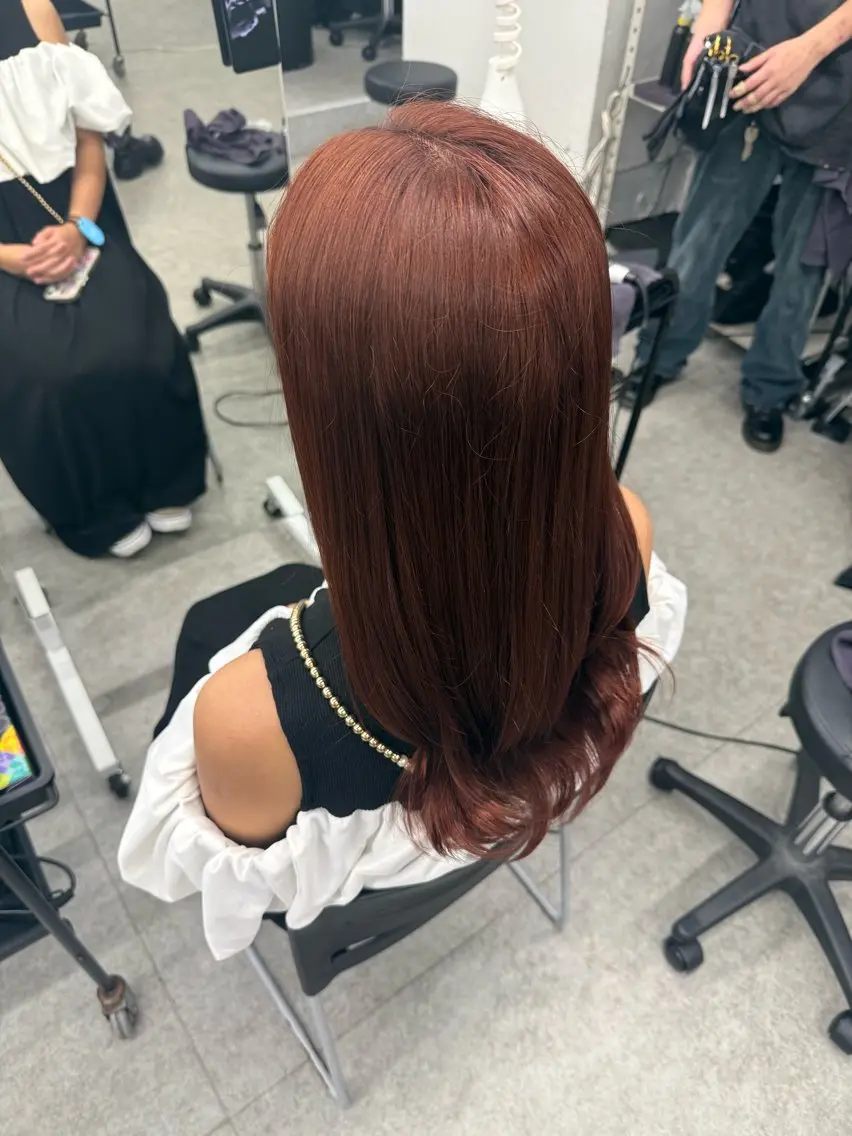 ロング カラー ヘアアレンジ 艶髪グレージュ🩶 maharuのヘアスタイル