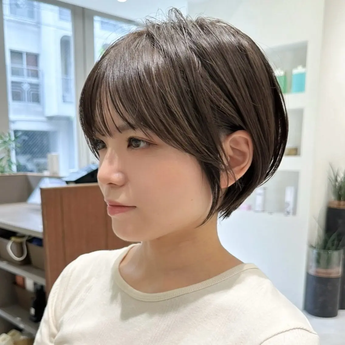ショート カット ヘアカラー ショート特化✨ 津々美のヘアスタイル