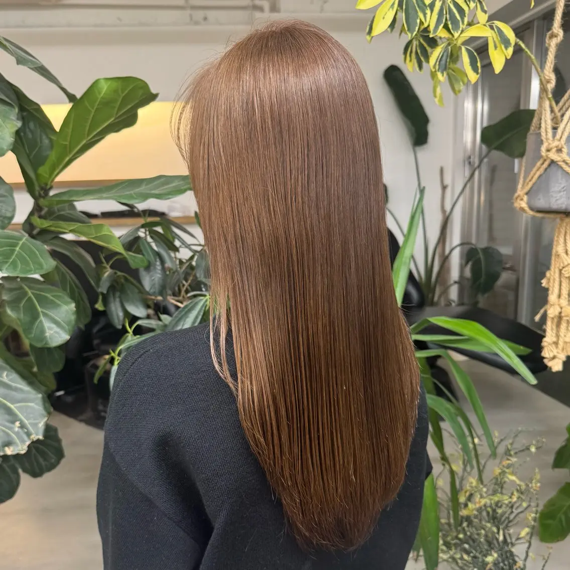 カラー ブリーチ 透明感カラー ダブルカラー ブリーチなしカラー 澁谷 咲映のヘアスタイル