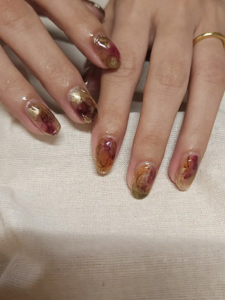 ネイル アートネイル 持ち込み ハンドネイル mukuby_ manamiのネイルデザイン