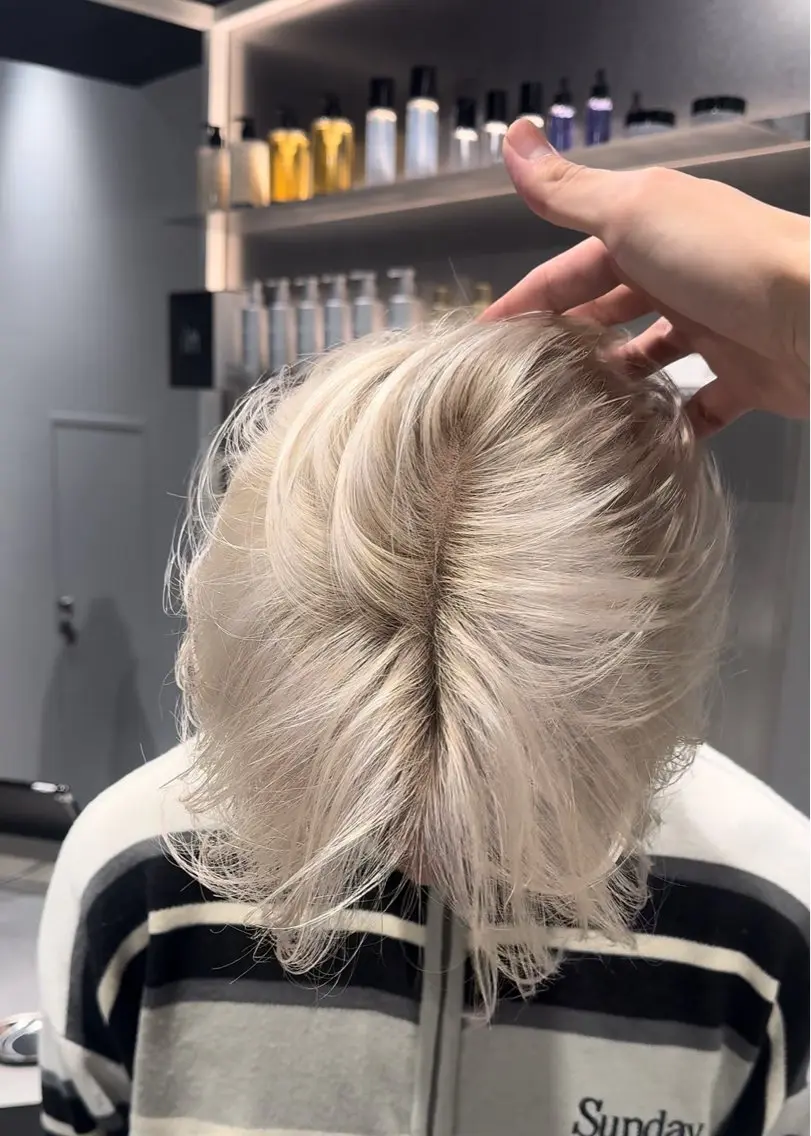 【メンズ限定🥀】〈骨格補正カット付き〉 リタッチ➕カラー［メンズ/リタッチ/ブリーチ］の写真