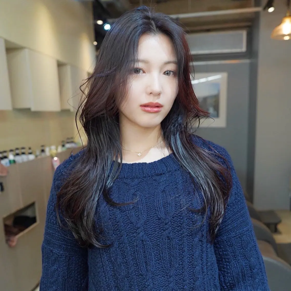 ロング カラー ロングレイヤー ベージュカラー ブラウンカラー ブラウンベージュ ショコラベージュ カット ヘアカラー shun 原宿/表参道のヘアスタイル