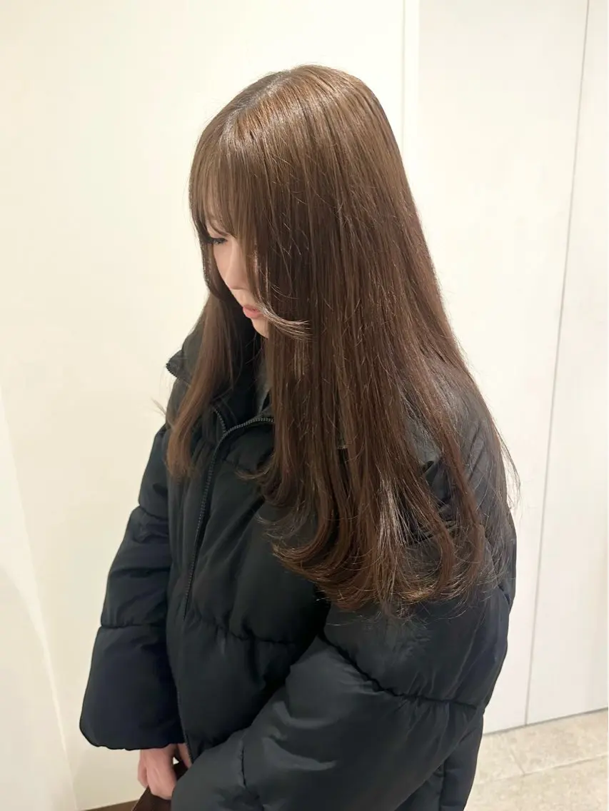 ロング カラー ヘアアレンジ カット ヘアカラー トリートメント Himawari♡ 柔らかいカラーのヘアスタイル