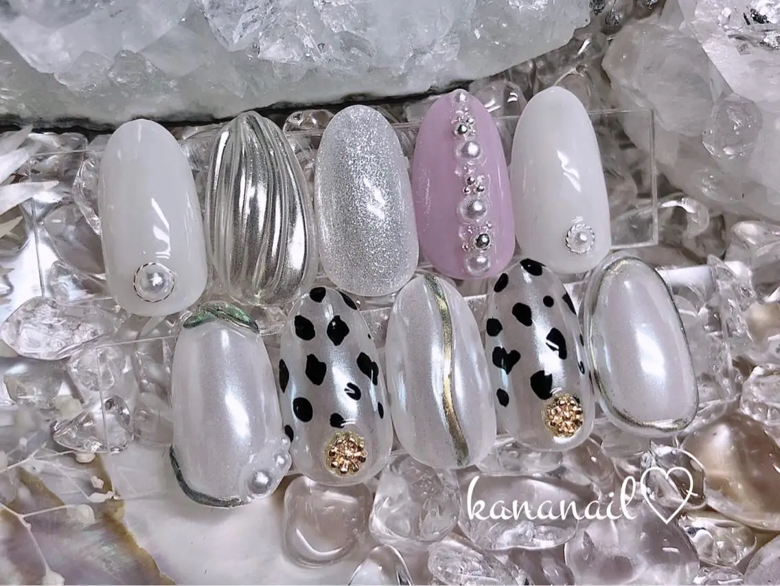ネイル ミディアムネイル kananail🎀 桜木町ネイルのネイルデザイン