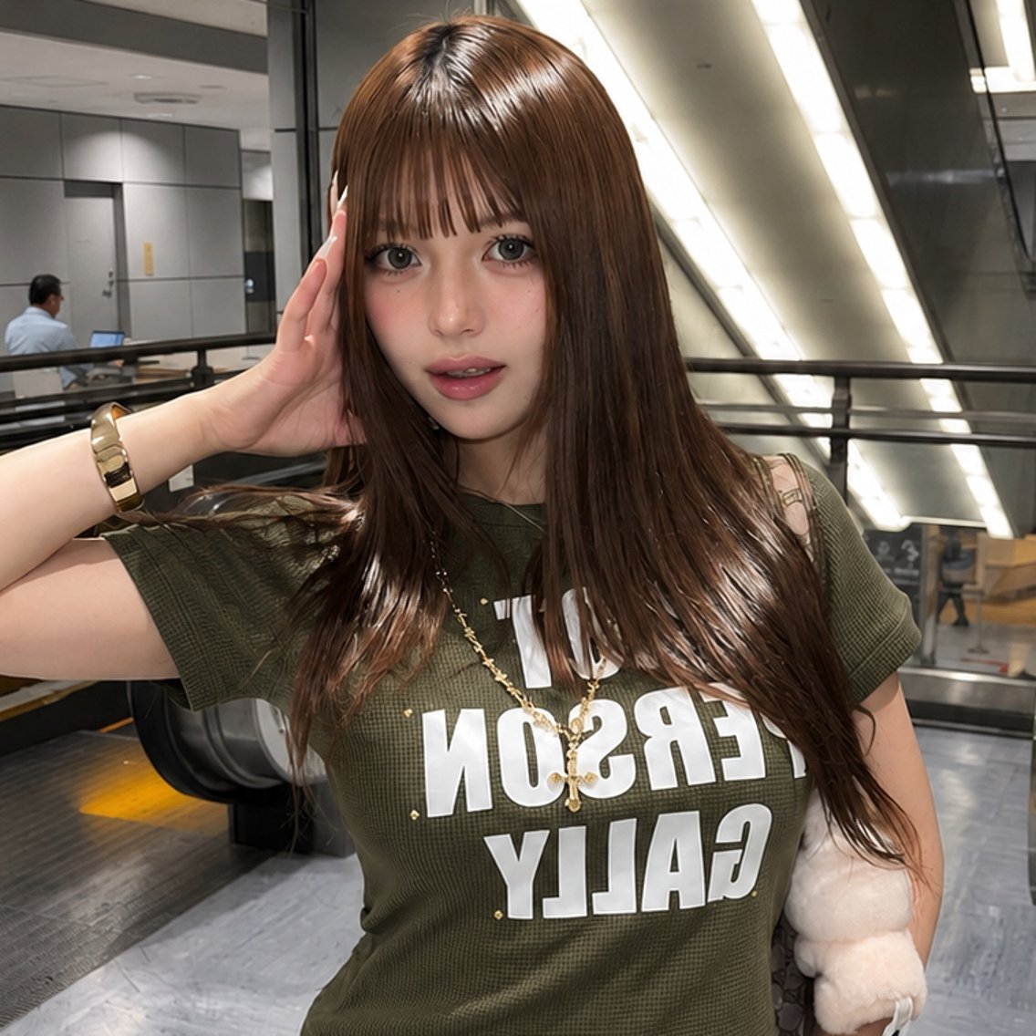 ロング プルエクステ エクステ グロウ渋谷 プルエクステ専用のヘアスタイル