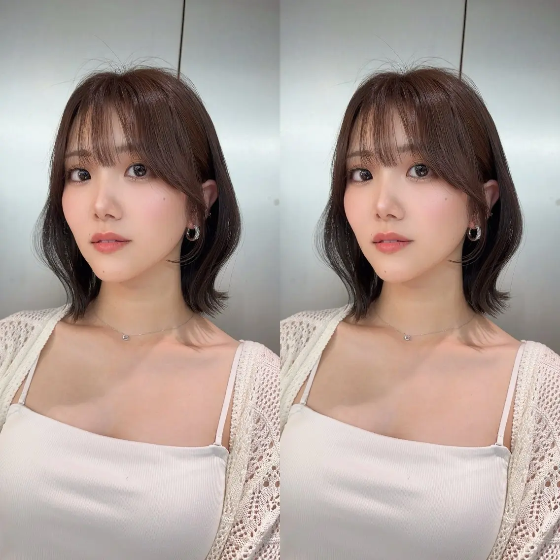 ミディアム カラー ベージュカラー ブリーチ 透明感カラー ブリーチなしカラー 髪質改善 カット ヘアカラー トリートメント ヘッドスパ ✨髪質改善特化✨副 店長椎葉信乃介のヘアスタイル
