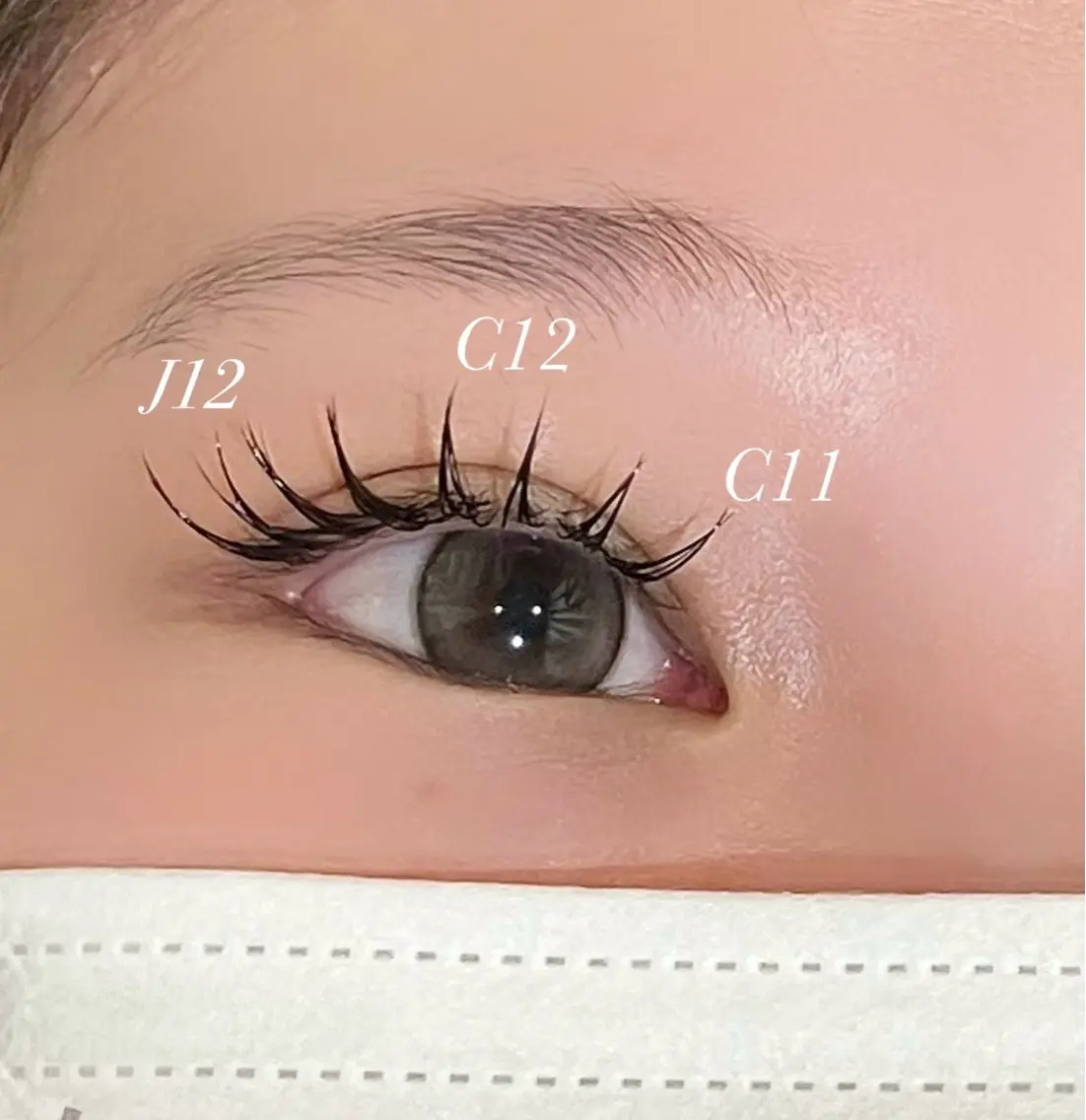 【ご新規様🎀コーティングでしっかり束感💞】マツエク100本👀の写真