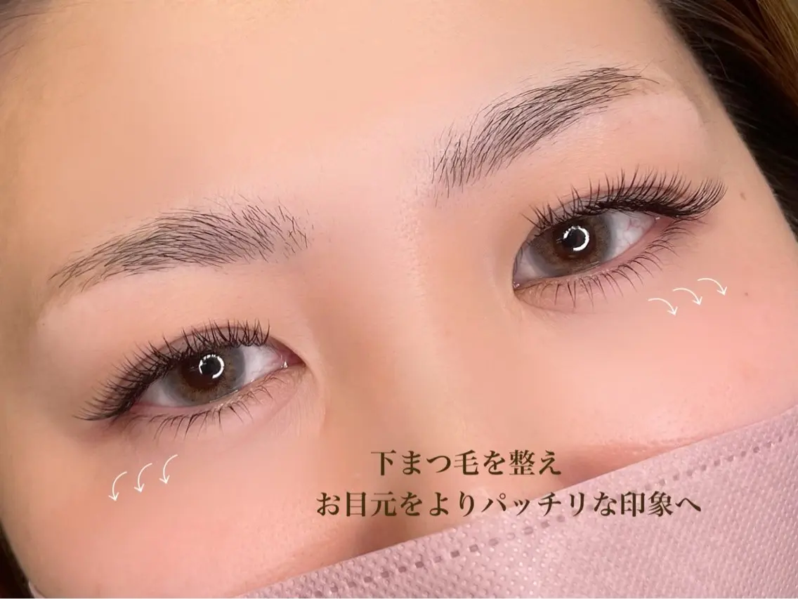マツエク・マツパ 一重×まつ毛パーマ マツパ Stella カマダのマツエク・マツパデザイン
