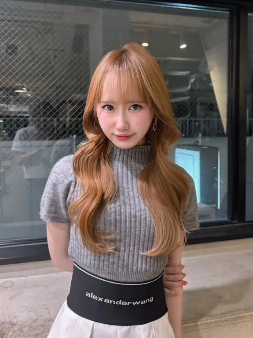 🇰🇷レイヤーカット➕ワンカラー➕髪質再生トリートメント🖤の写真