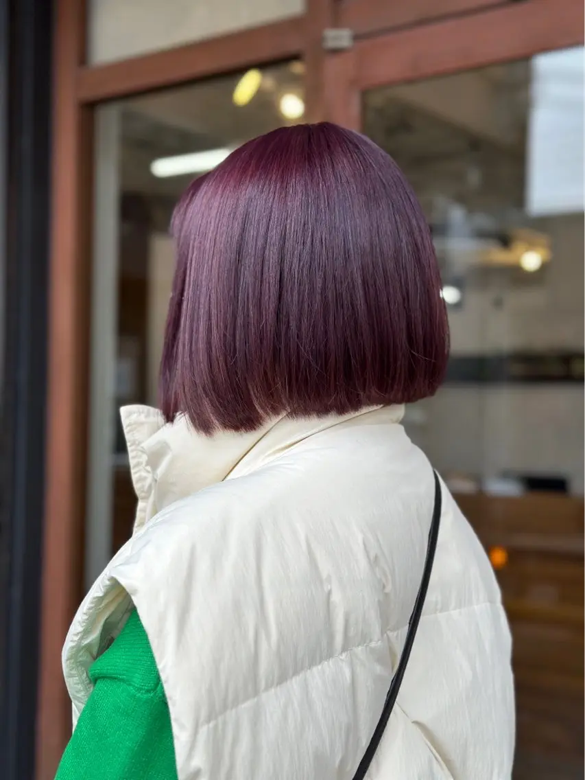 カラー ブリーチ ヘアカラー トリートメント BRAS ナカガワのヘアスタイル