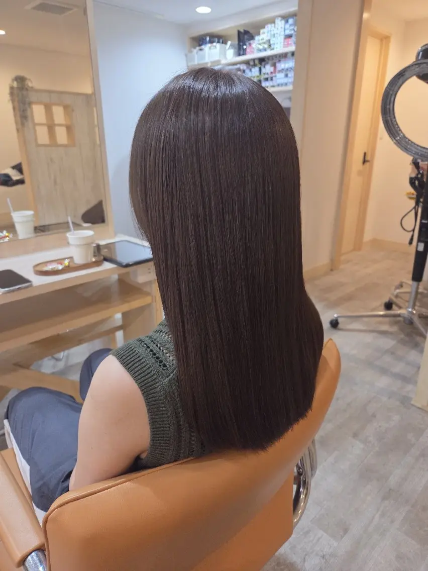 カット+カラー+髪質改善トリートメント【メンズOK】の写真