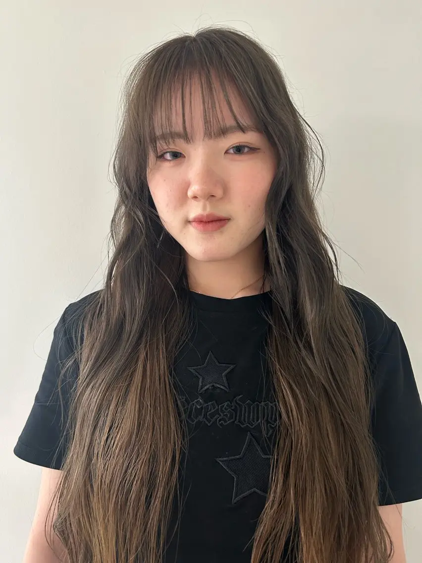 ロング カラー ヘアカラー トリートメント ケアパーマ/ケアブリ ーチdaisukeのヘアスタイル