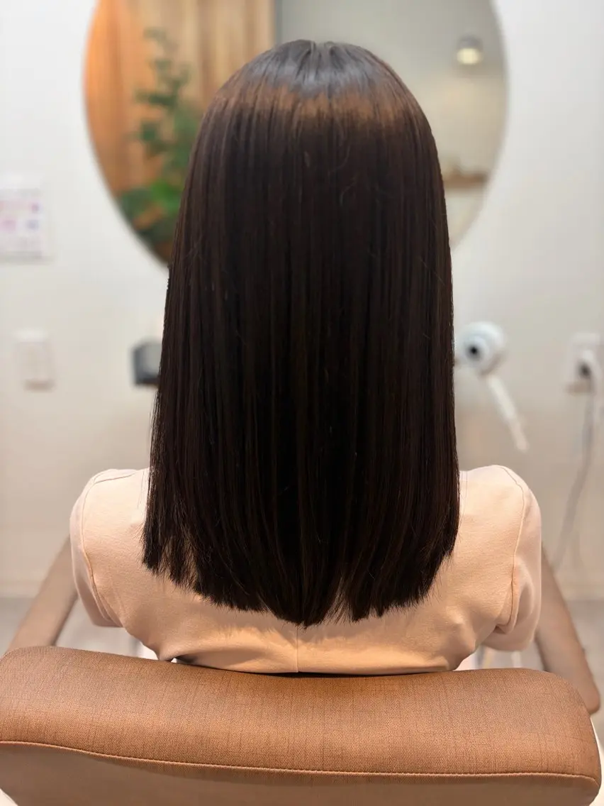 セミロング カラー オタクの味方♡ Naoのヘアスタイル