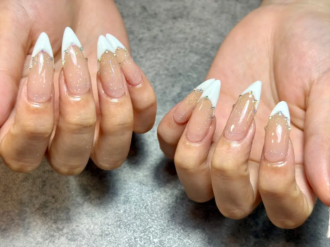 ネイル フレンチネイル ハンドネイル GéRanium Harukaのネイルデザイン