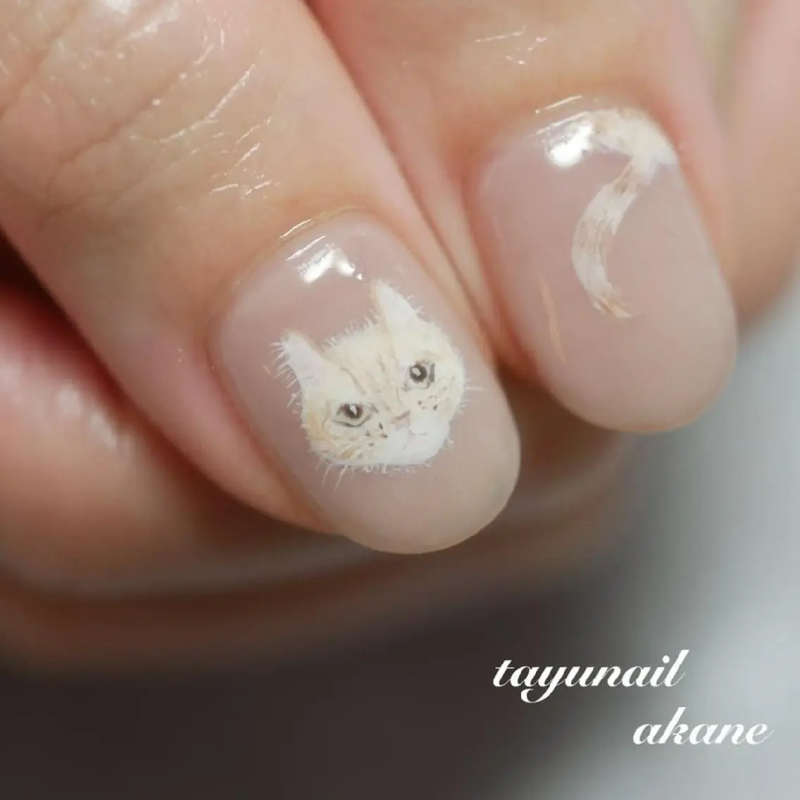 ネイル ブルー ジェルネイル パラジェル ネイルサロン 【たゆnail】のネイルデザイン