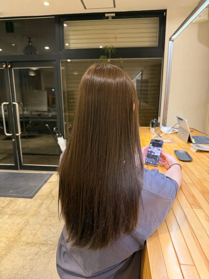 ロング カラー NAVY/ Rinkaのヘアスタイル