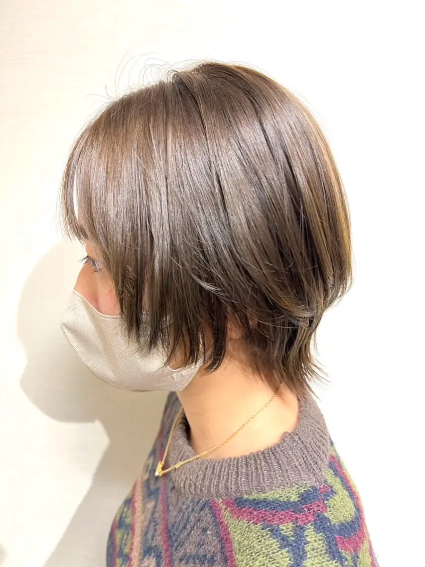 ミディアム レディースショート/ メンズ✂AMANOのヘアスタイル