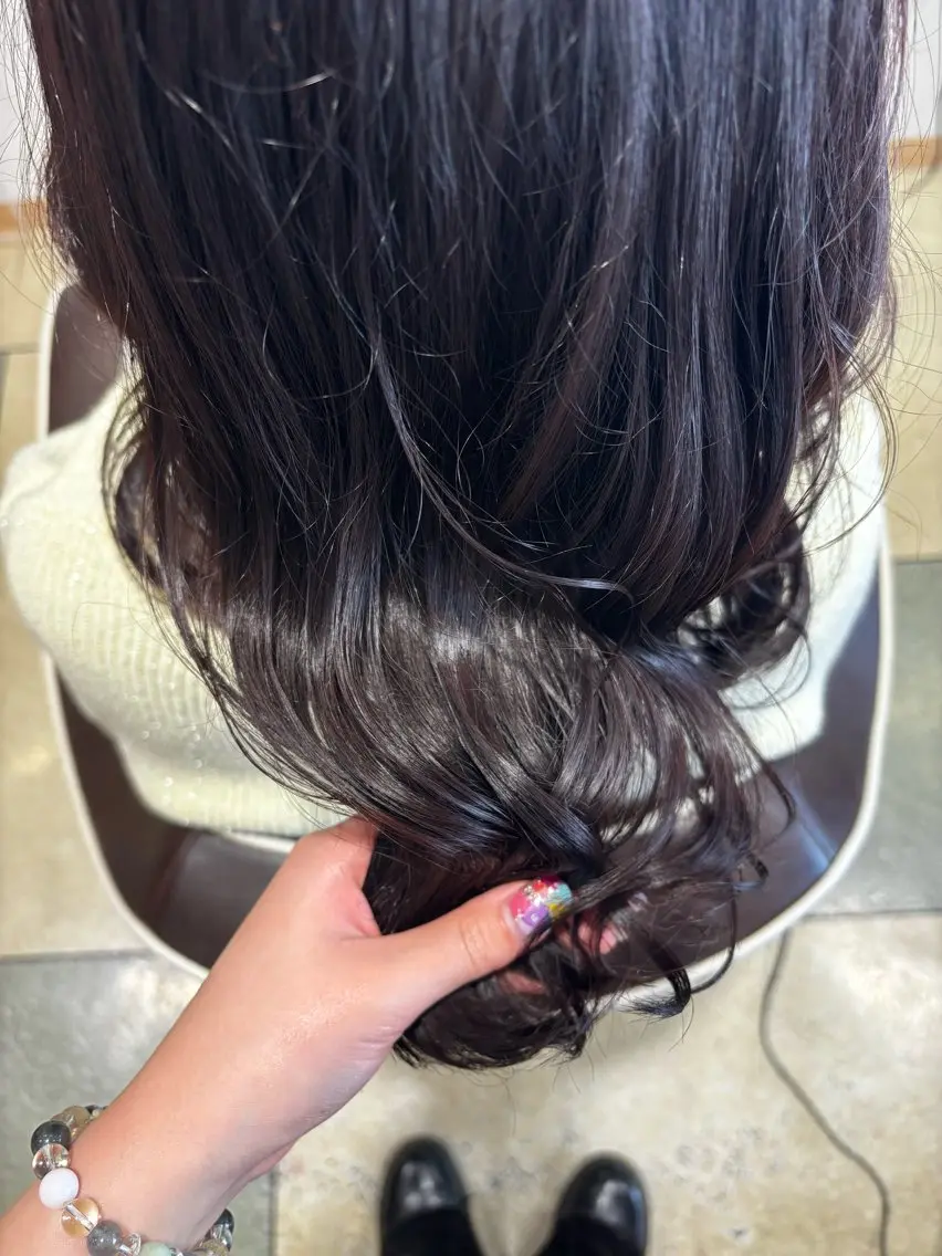 カラー ブラウンカラー ラベンダーカラー 淡色┊︎ナチュラル 🧁奈那美🧁*.゜のヘアスタイル