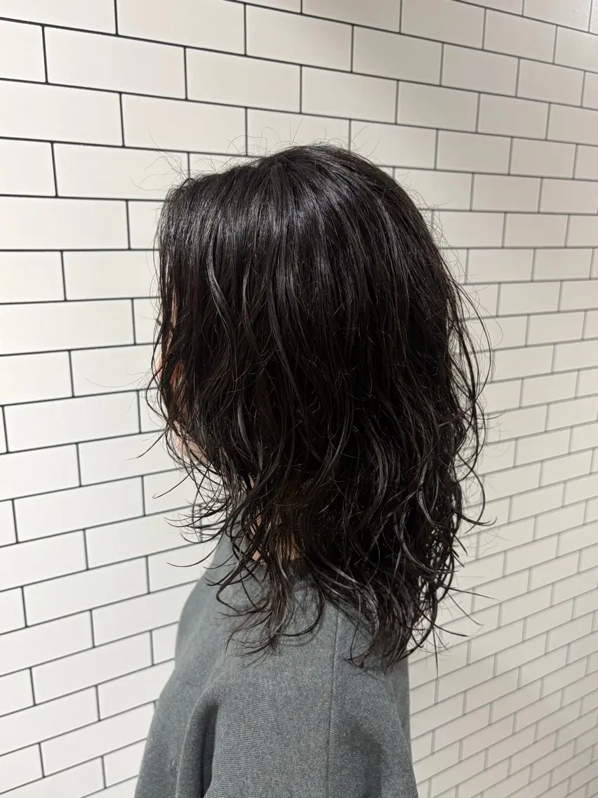レディースカット+パーマの写真
