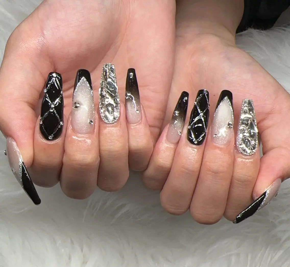 ネイル フラッシュネイル マグネットネイル ハンドネイル nail salon OnRのネイルデザイン