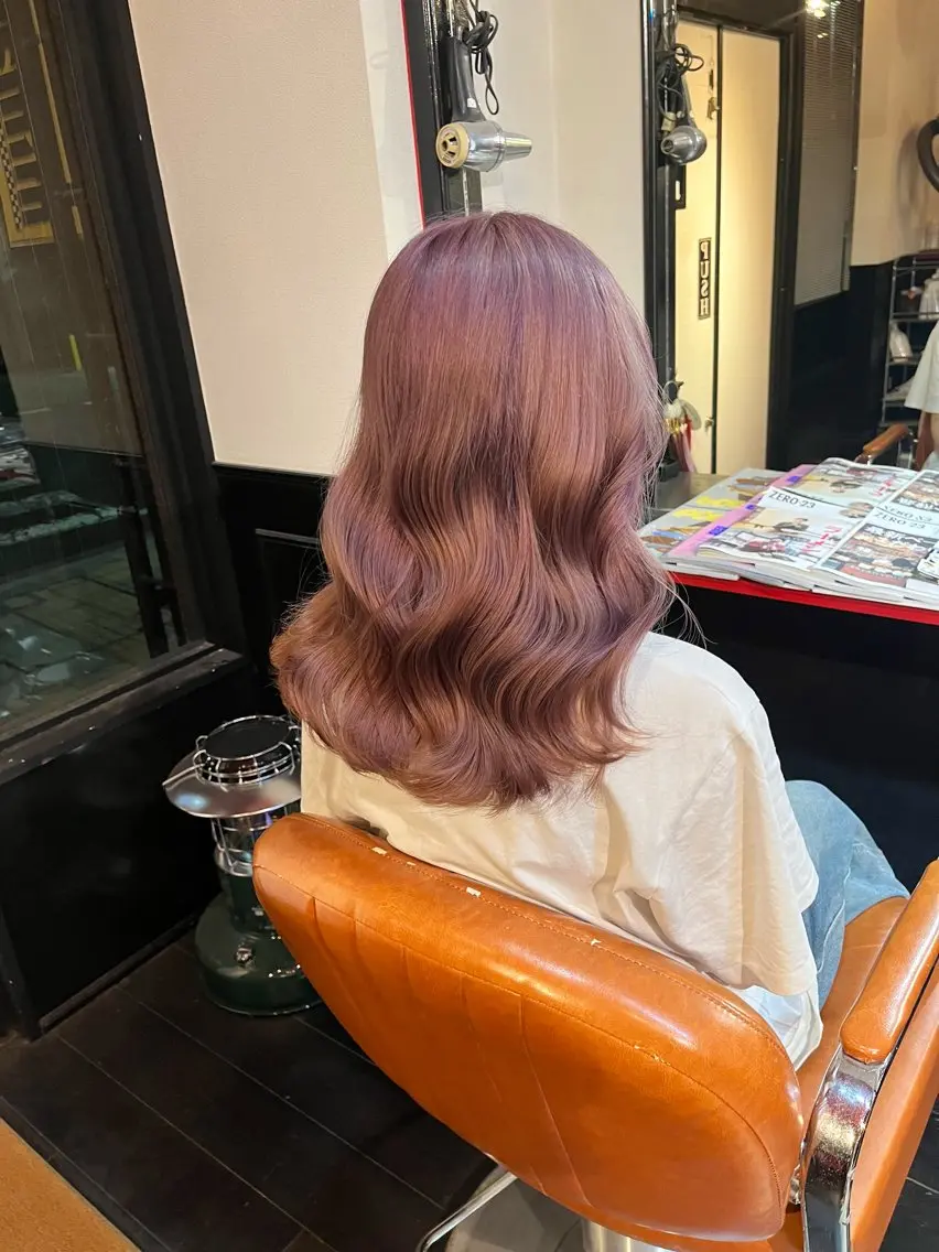 ロング カラー スズキ リコのヘアスタイル