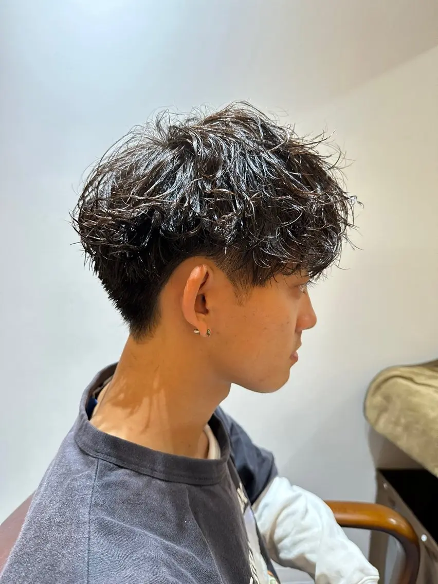 メンズ カット パーマ トリートメント 清塚　広斗 髪質改善/メンズヘアのヘアスタイル