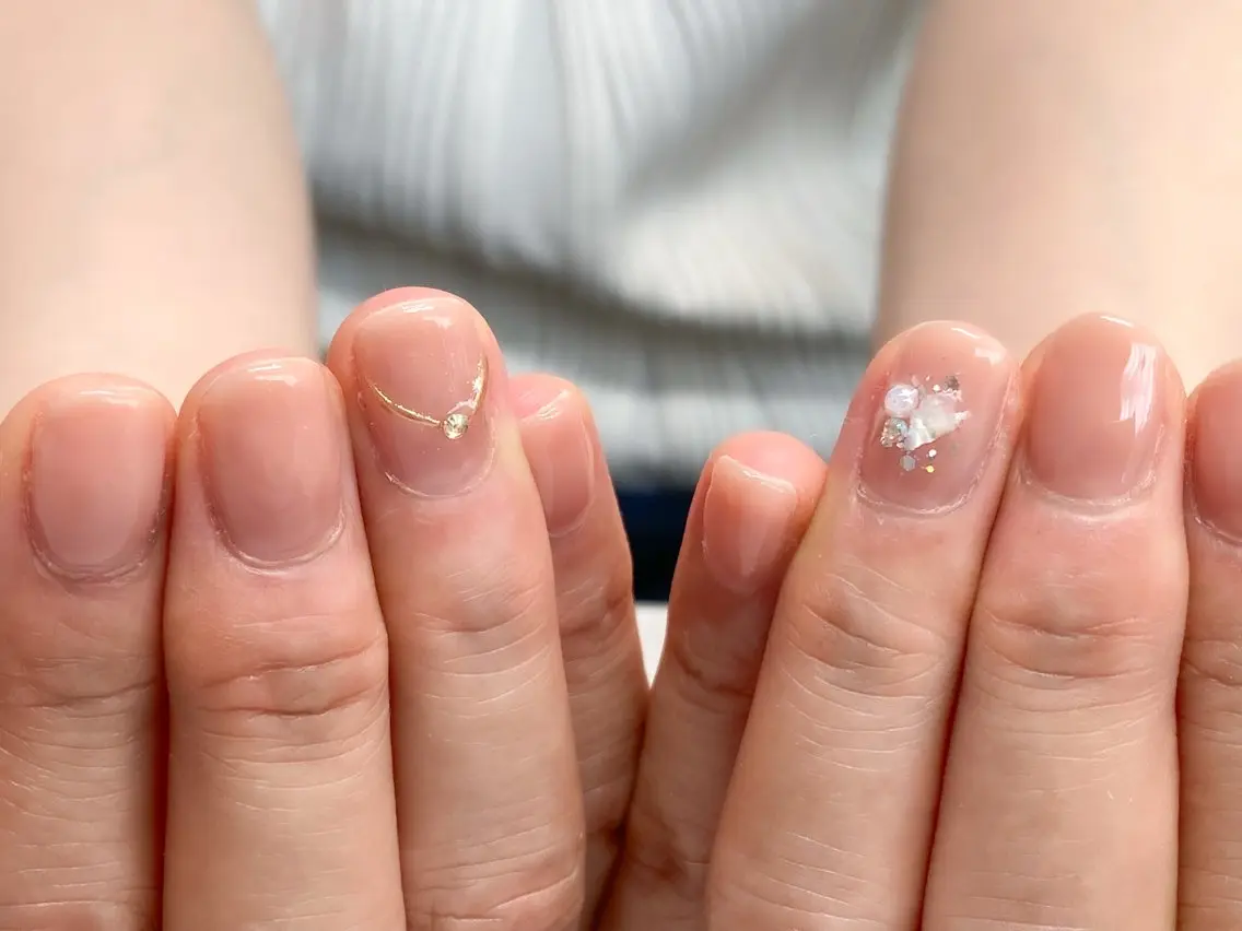 ネイル シンプルネイル nail salon & U【アンドユー】のネイルデザイン