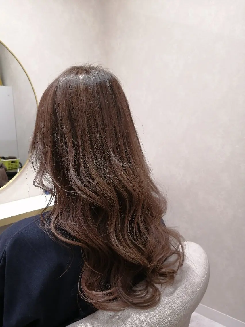 カット パーマ トリートメント 透明感カラー☆　野崎 誠一郎のヘアスタイル