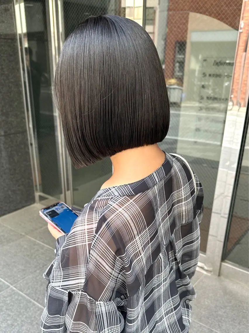 ショート カット 髪質改善 縮毛矯正/ レイヤー/銀座/本木のヘアスタイル