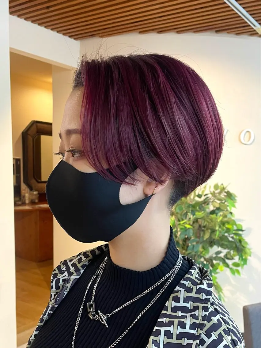 ショート ショートヘア 宮本 いぶきのヘアスタイル
