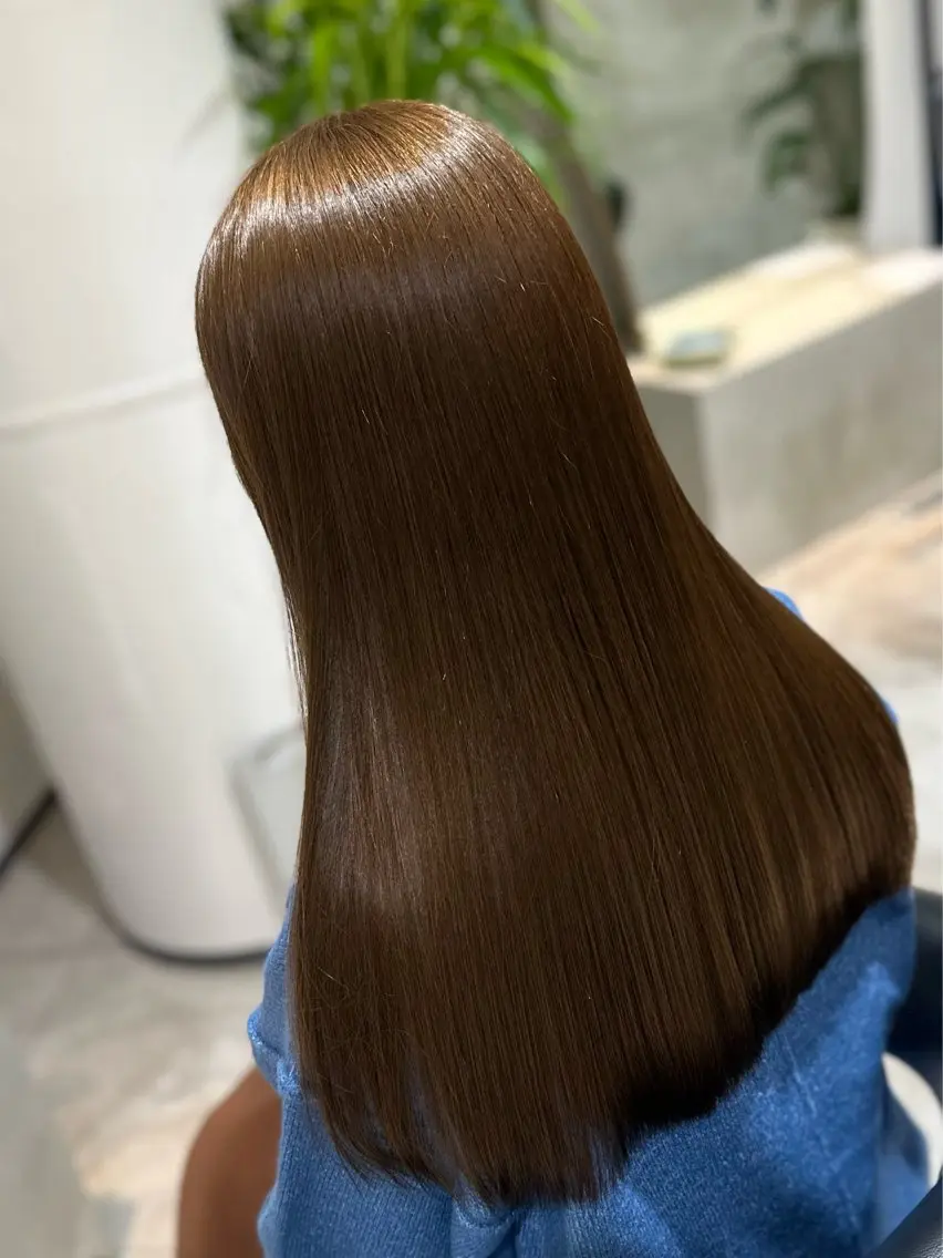 ロング パーマ ヘアカラー 美髪矯正🫧艶髪特化 🫧関口太郎のヘアスタイル